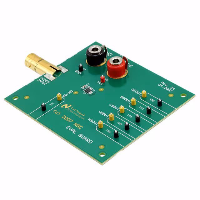 LMH1980MMEVAL/NOPB Texas Instruments  Cartes et kits d'évaluation et de démonstration